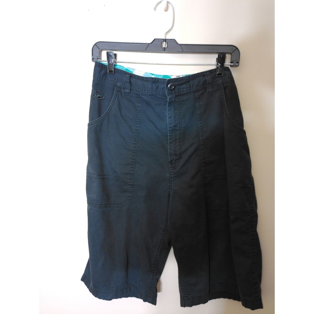 Nike 6.0 Cargo Shorts Mens 35 Black Y2K Skater Utility Cotton 2140